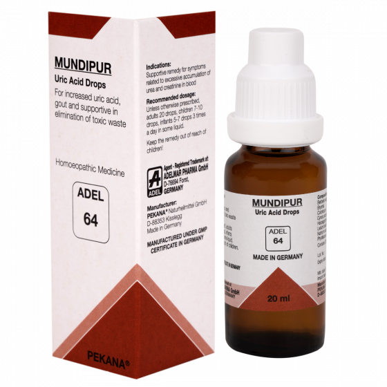 ADEL - 64 Uric Acid Drops
